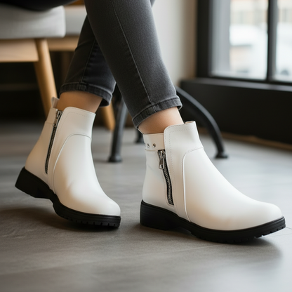 Botin de Mujer Bajo Blanco (BB7.BL)