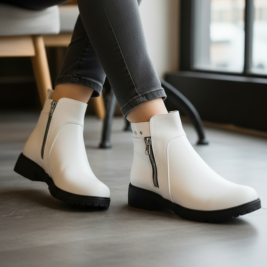 Botin de Mujer Bajo Blanco (BB7.BL)