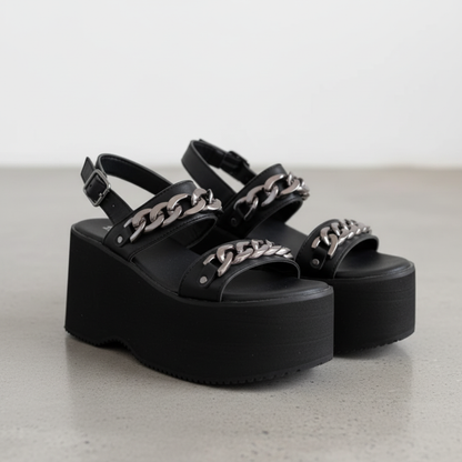 Sandalia de mujer negra (SL53.N)