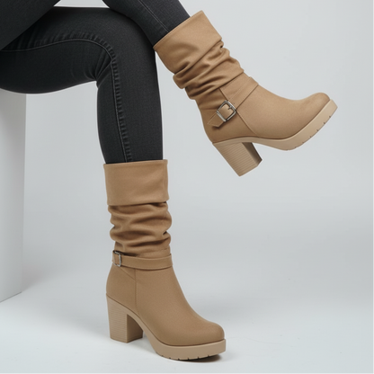 Bota Alta de Mujer Camel (BT30.Ca)