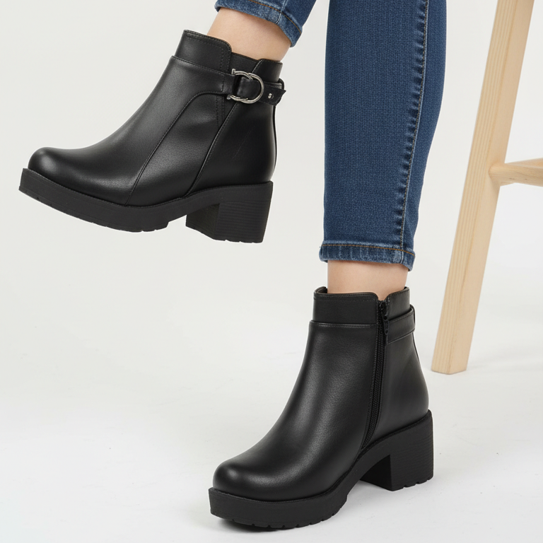 Botin De Mujer Negro (BA107.N)