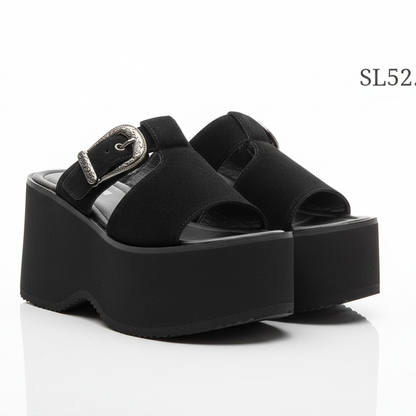 Sandalia de mujer negra (SL52.N)