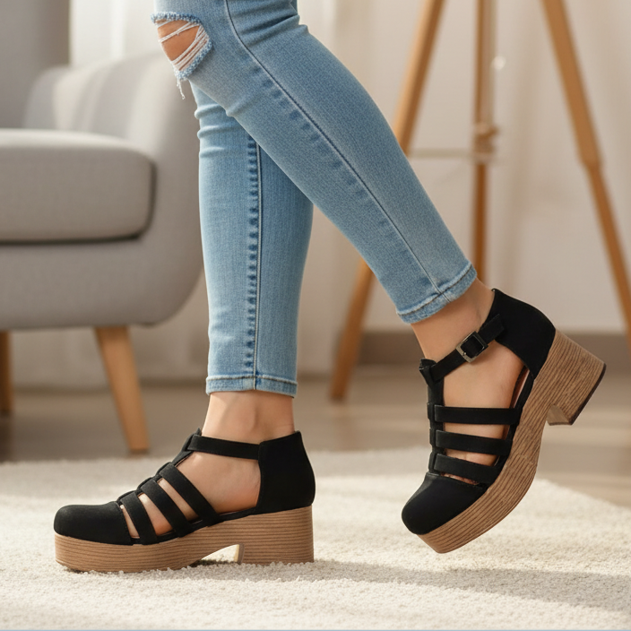 Sandalias de Mujer Calada (SL988.N)