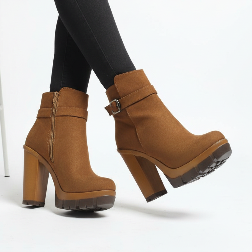 Botin de Mujer Camel Alto (BA74.CA)