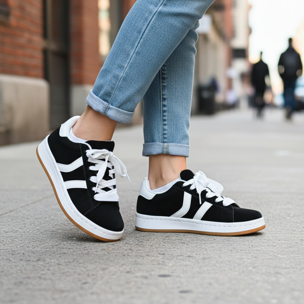 Zapatilla Mujer Negra (ZT28.N)