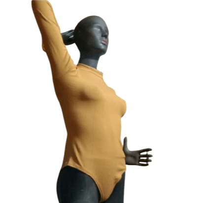 Bodys Mostaza de Mujer - Gabybru Calzados