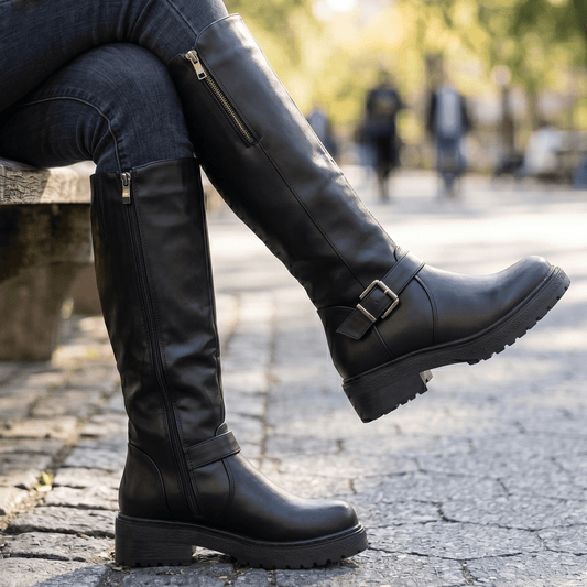 Bota Baja de Mujer Negra (BT40.N) - Gabybru Calzados