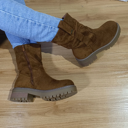 Bota corta de Mujer Cafe (BB12.CF) - Gabybru Calzados