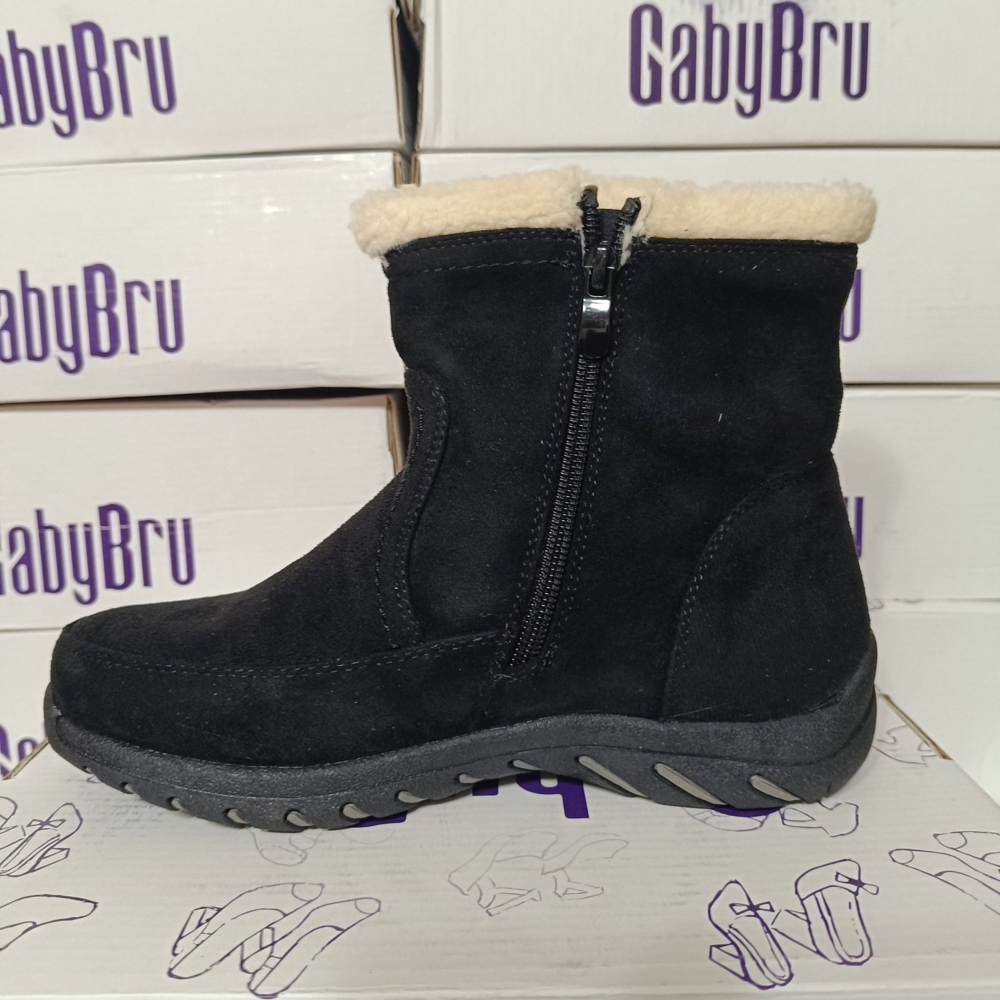 Bota corta de Mujer Chiporro (BB10.N) - Gabybru Calzados