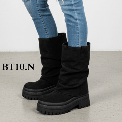 Bota corta Mujer Negra (BT10.N) - Gabybru Calzados