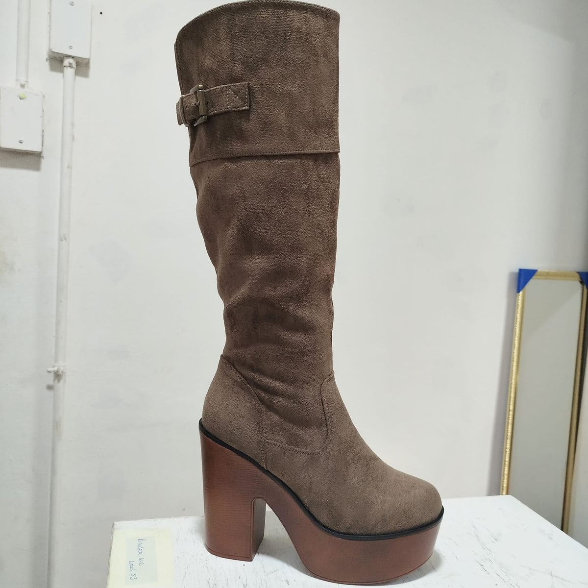 Bota de Mujer Alta Camel (BT05.Ca) - Gabybru Calzados