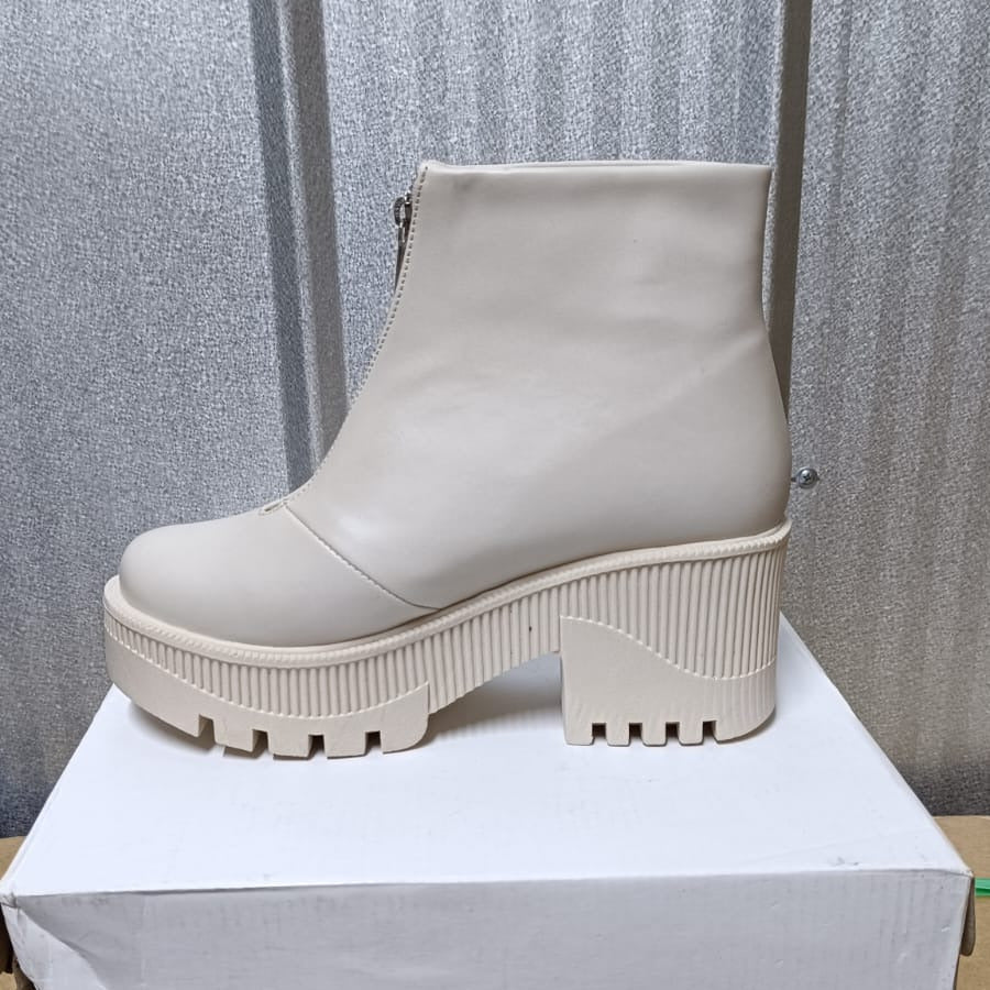 Botin de mujer alto hueso (BA117.U) - Gabybru Calzados