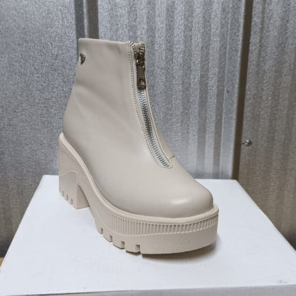 Botin de mujer alto hueso (BA117.U) - Gabybru Calzados