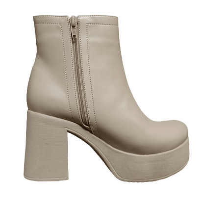 Botin de mujer Beige (BA76.Be) - Gabybru Calzados