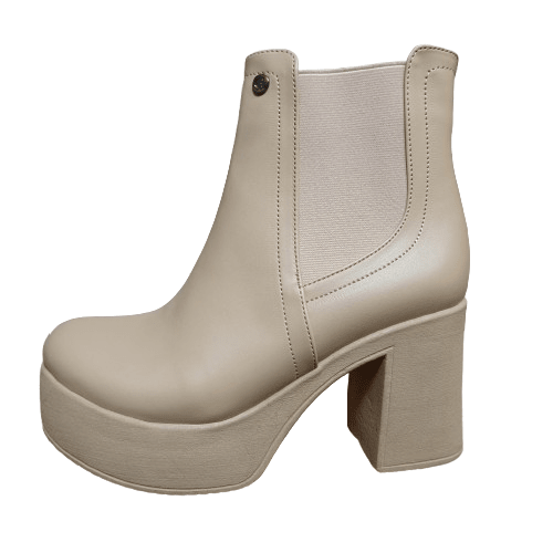 Botin de mujer Beige (BA76.Be) - Gabybru Calzados