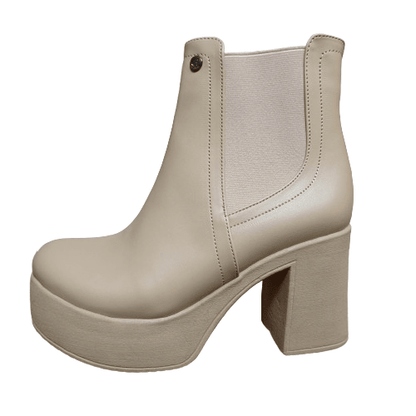 Botin de mujer Beige (BA76.Be) - Gabybru Calzados