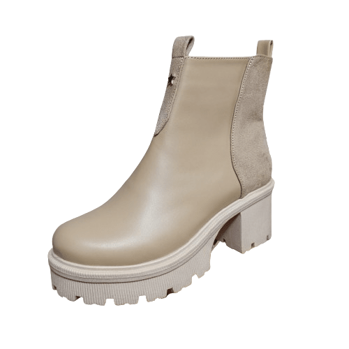 Botin de mujer Beige (BA77.Be) - Gabybru Calzados