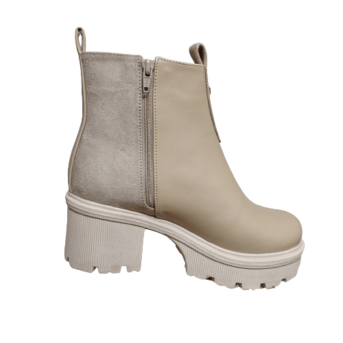 Botin de mujer Beige (BA77.Be) - Gabybru Calzados