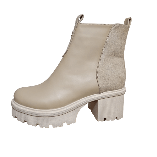 Botin de mujer Beige (BA77.Be) - Gabybru Calzados