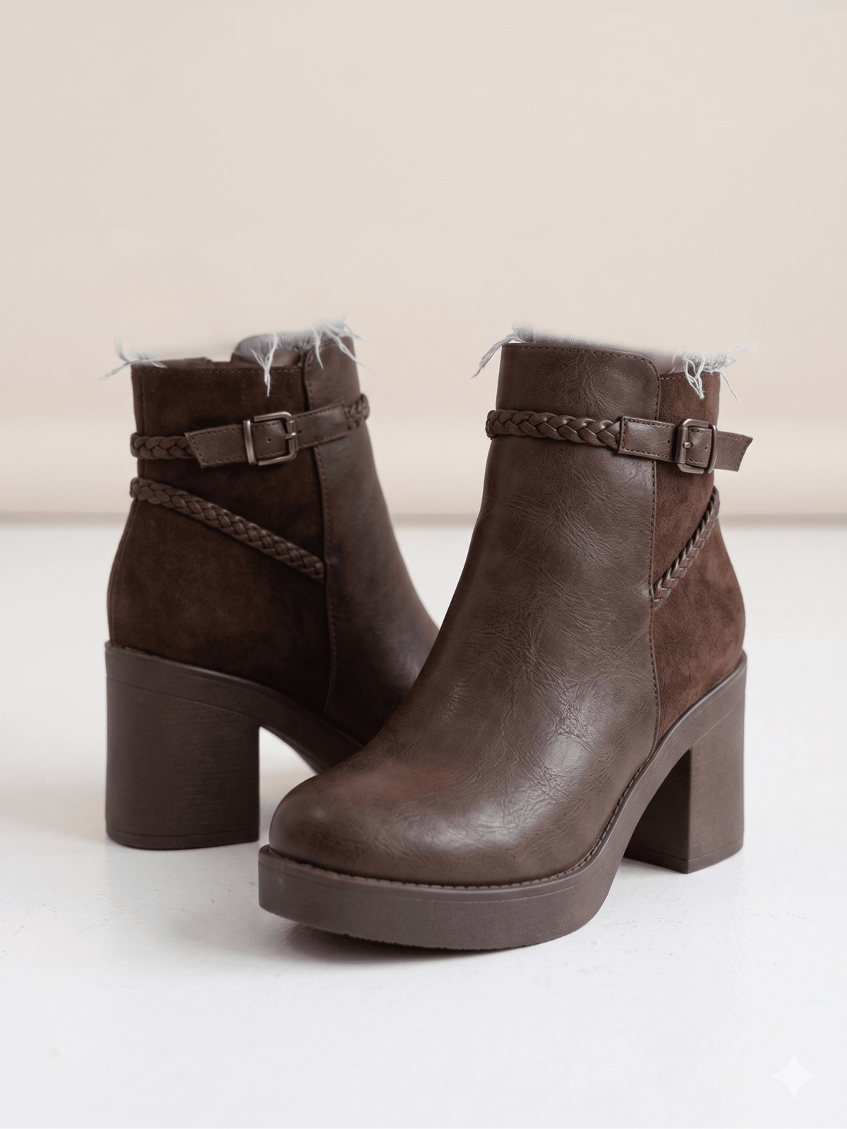 Botin De Mujer Cafe (BA116.EF) - Gabybru Calzados