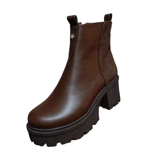 Botin de mujer Cafe (BA77.Cf) - Gabybru Calzados