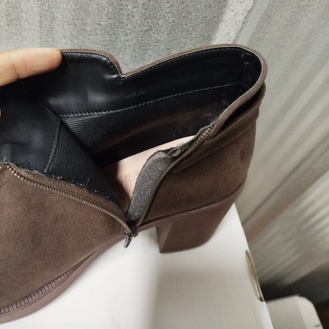 Botin de Mujer Cafe Gamuza (BA112.MR) - Gabybru Calzados