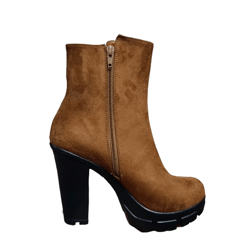 Botin de Mujer Camel Alto (BA73.CA) - Gabybru Calzados