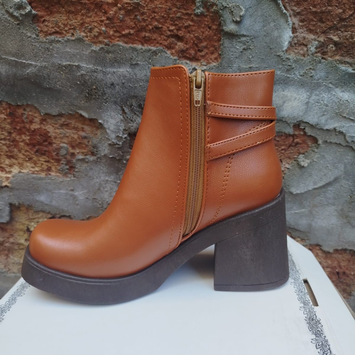Botin De Mujer Camel (BA108.Ca) - Gabybru Calzados