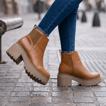 Botin De Mujer Camel (BA131.Ca) - Gabybru Calzados