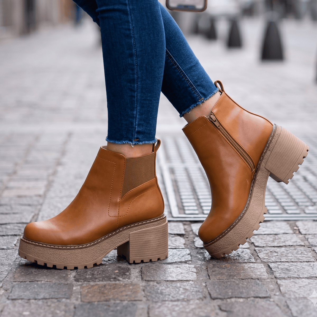 Botin De Mujer Camel (BA131.Ca) - Gabybru Calzados