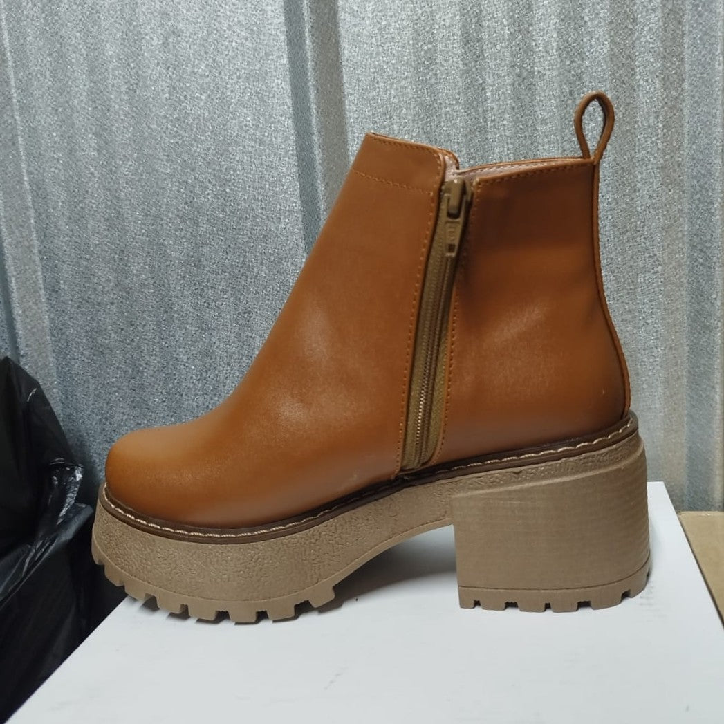 Botin De Mujer Camel (BA131.Ca) - Gabybru Calzados