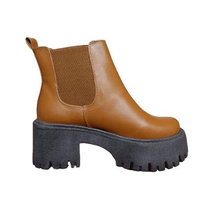 Botin de mujer Camel (BA82.Ca) - Gabybru Calzados