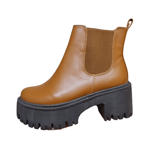 Botin de mujer Camel (BA82.Ca) - Gabybru Calzados