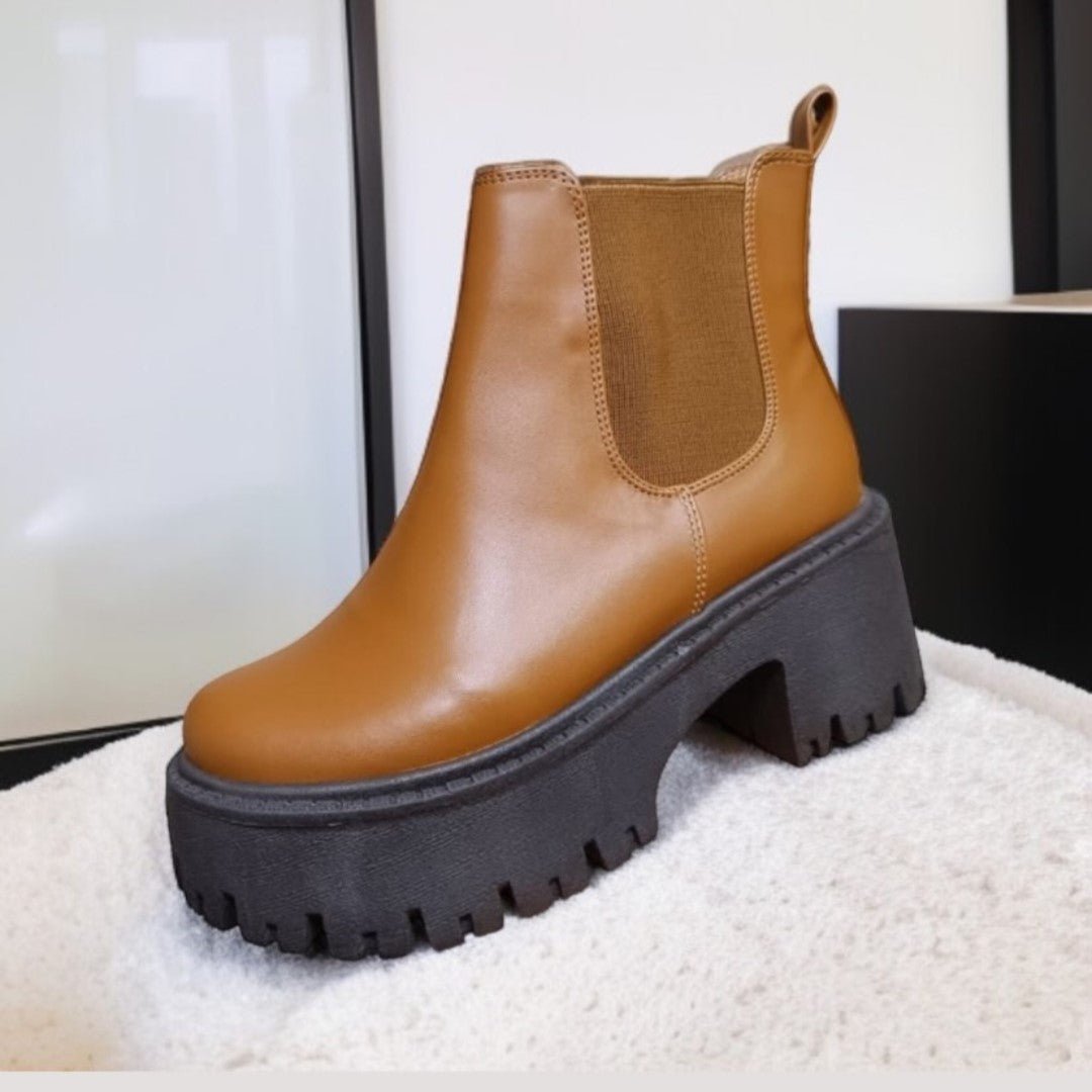 Botin de mujer Camel (BA82.Ca) - Gabybru Calzados