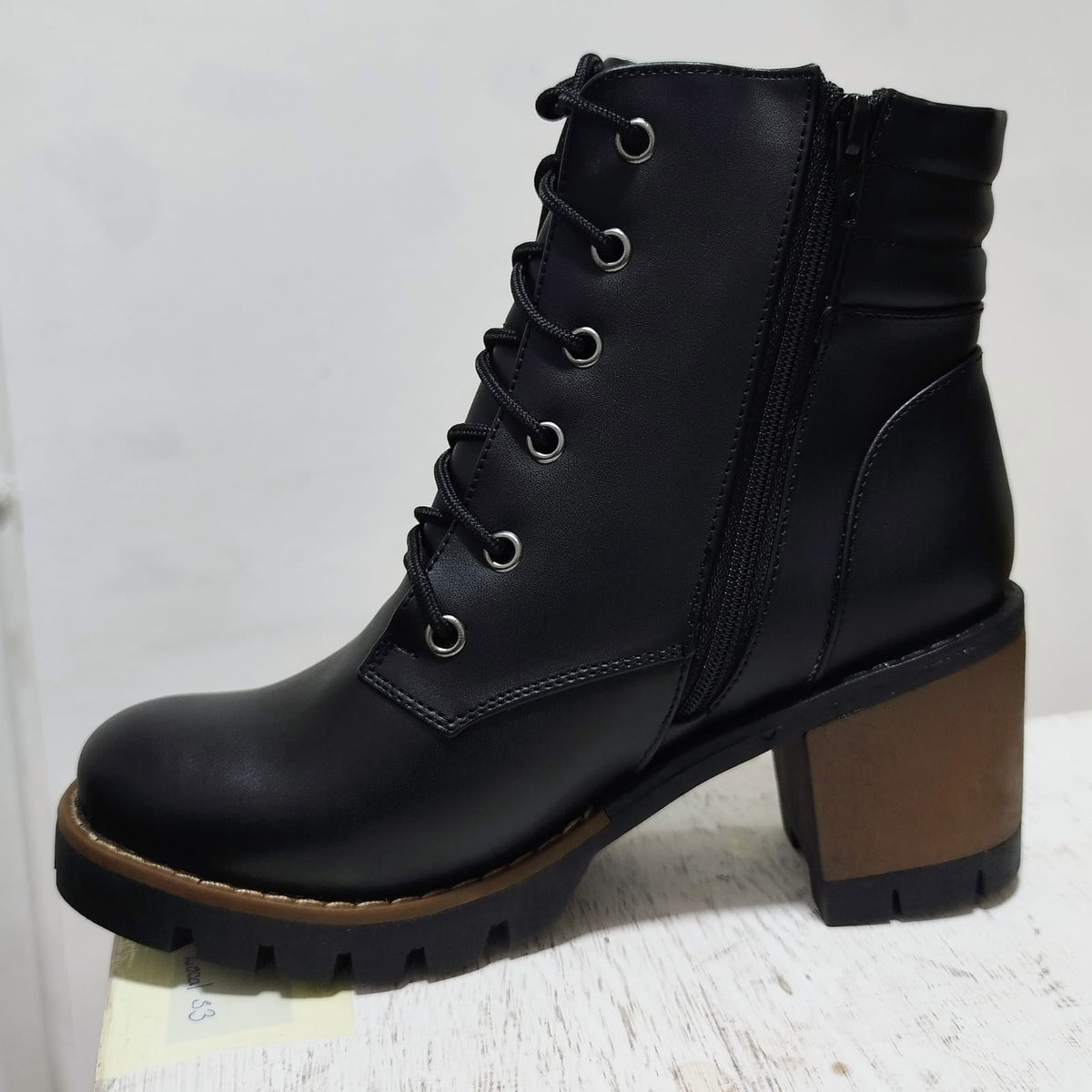 Botin de Mujer Caña Negro (BA6.N) - Gabybru Calzados