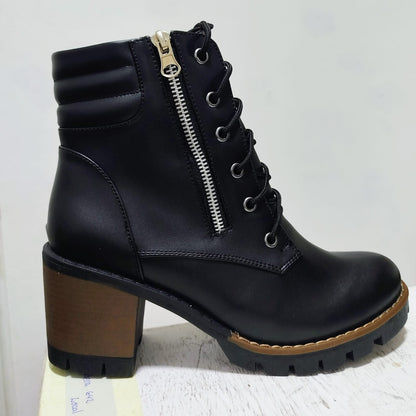Botin de Mujer Caña Negro (BA6.N) - Gabybru Calzados