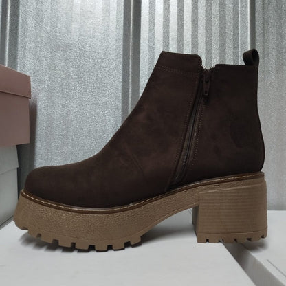 Botin De Mujer Chocolate (BA131.MR) - Gabybru Calzados