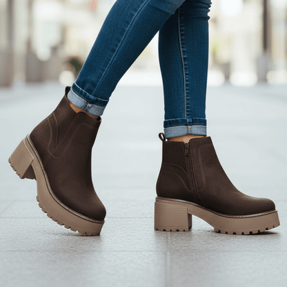 Botin De Mujer Chocolate (BA131.MR) - Gabybru Calzados