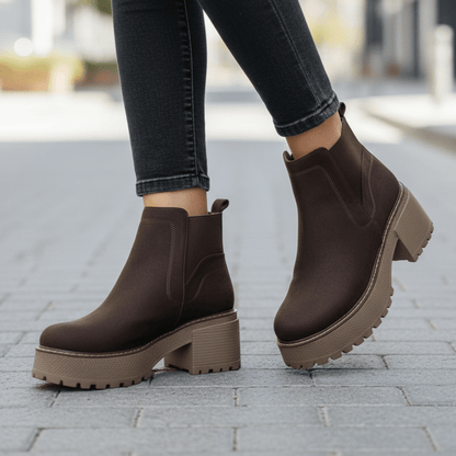 Botin De Mujer Chocolate (BA131.MR) - Gabybru Calzados