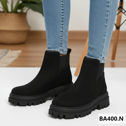 Botin De Mujer Cocidos (BA400.N) - Gabybru Calzados