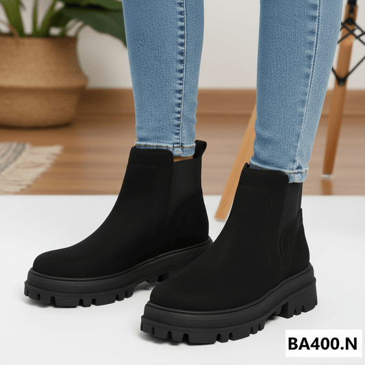 Botin De Mujer Cocidos (BA400.N) - Gabybru Calzados