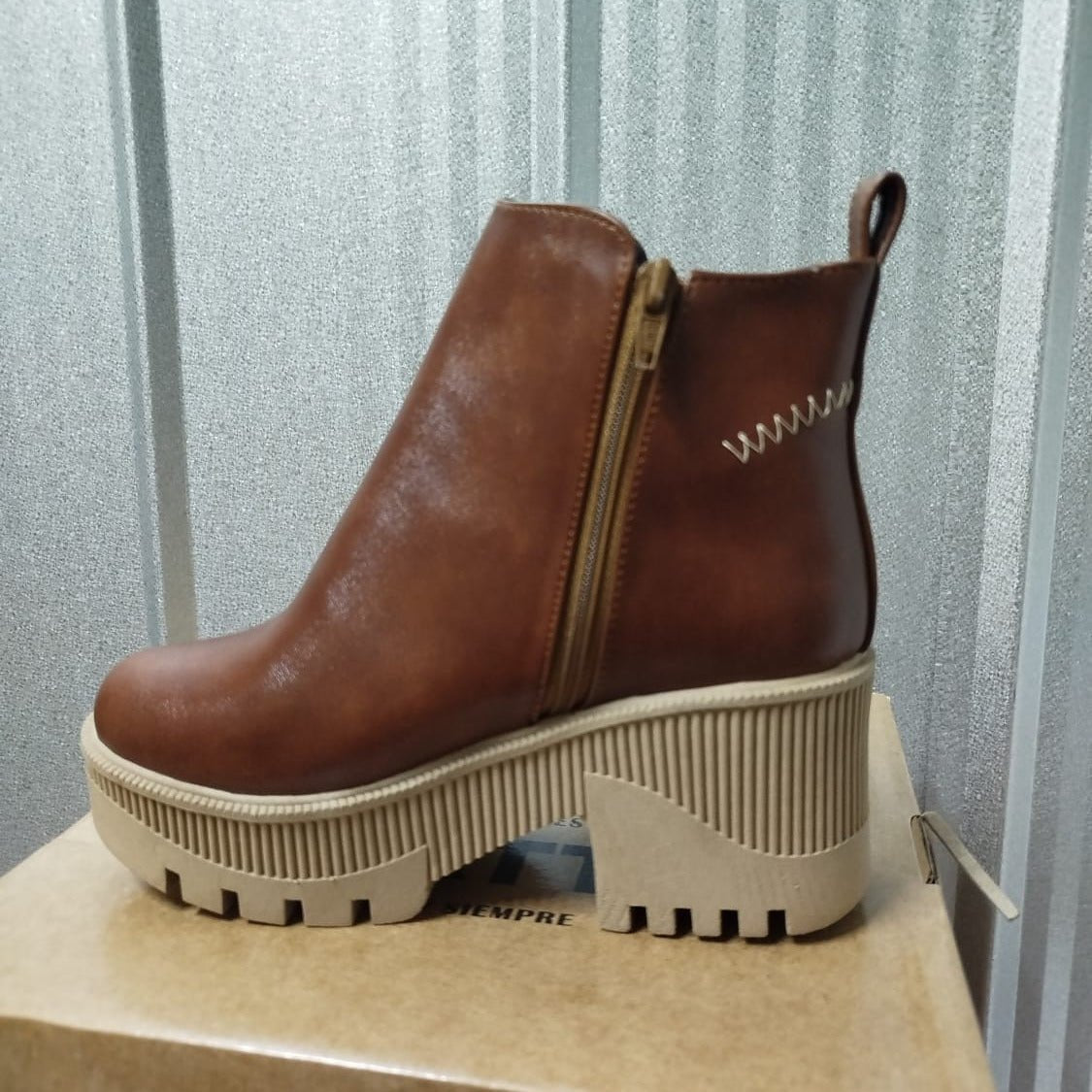 Botin de mujer Marron (BA38.c) - Gabybru Calzados
