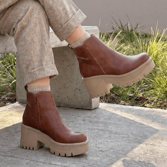 Botin de mujer Marron (BA38.c) - Gabybru Calzados