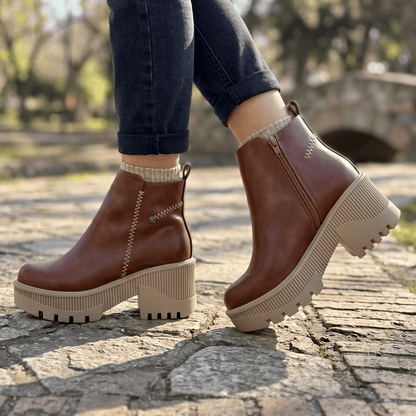 Botin de mujer Marron (BA38.c) - Gabybru Calzados