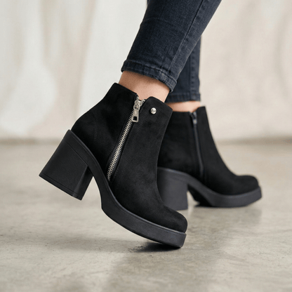 Botin De Mujer Negro (BA100.N) - Gabybru Calzados