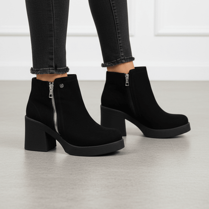 Botin De Mujer Negro (BA100.N) - Gabybru Calzados