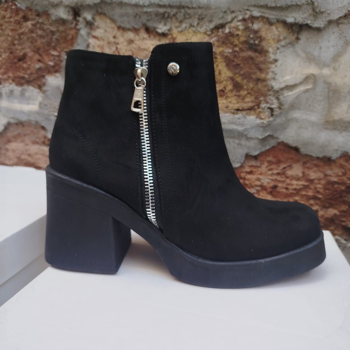 Botin De Mujer Negro (BA100.N) - Gabybru Calzados