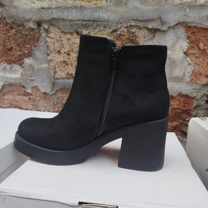 Botin De Mujer Negro (BA100.N) - Gabybru Calzados