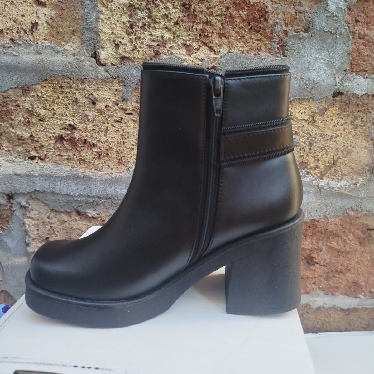 Botin De Mujer Negro (BA102.N) - Gabybru Calzados