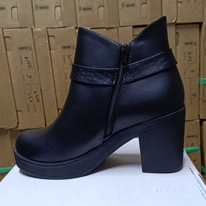 Botin De Mujer negro (BA111.E) - Gabybru Calzados